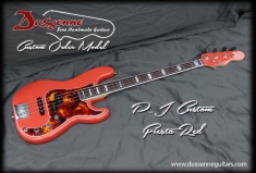 Dussenne basse PJ custom Fiesta red